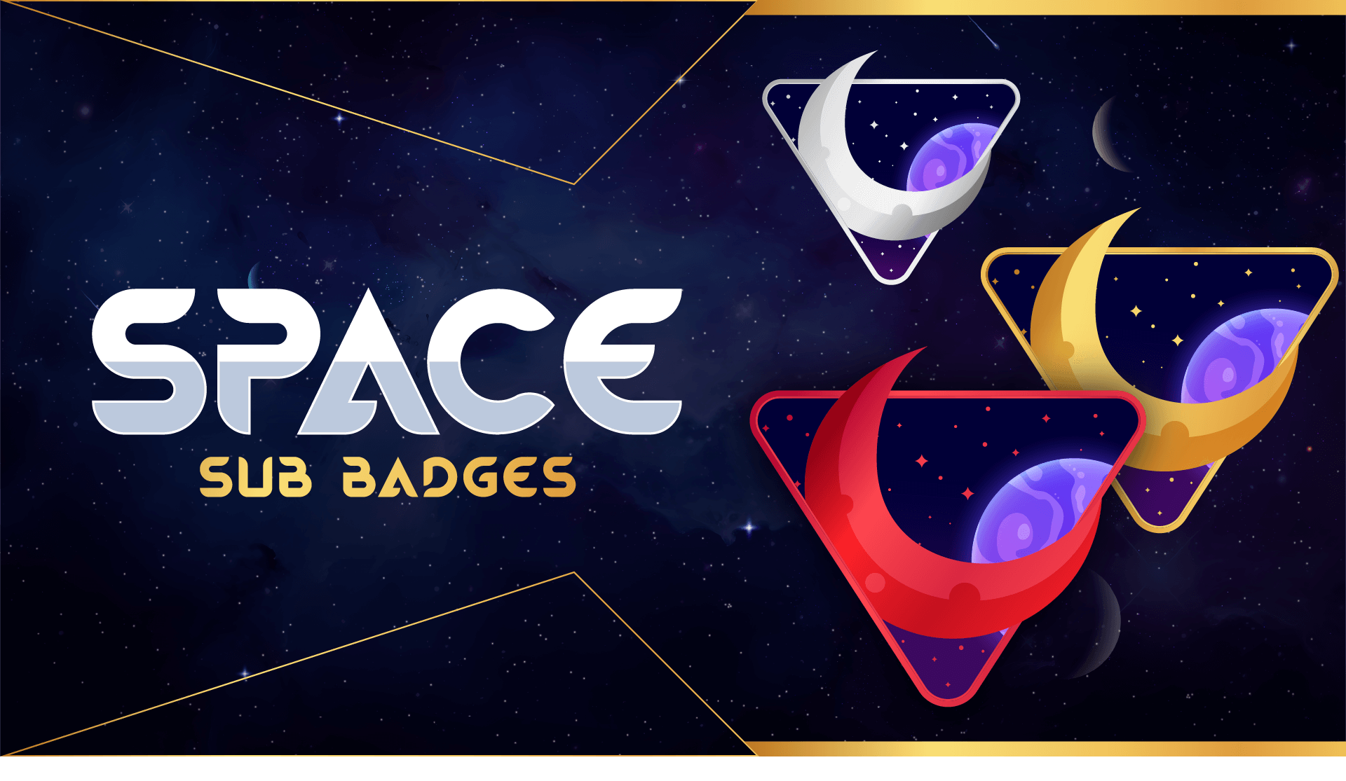 6 pack sub badges thumbnail space stream designz