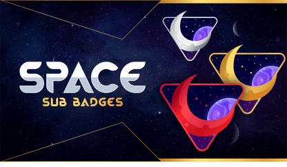 6 pack sub badges thumbnail space stream designz