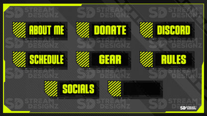 Twitch panels panels preview zen zone stream designz