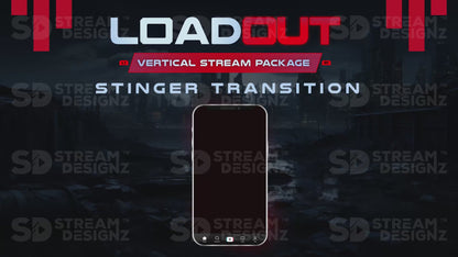 vertical stream overlay package stinger transition loadout stream designz