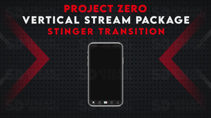 vertical stream overlay package stinger transition project zero stream designz