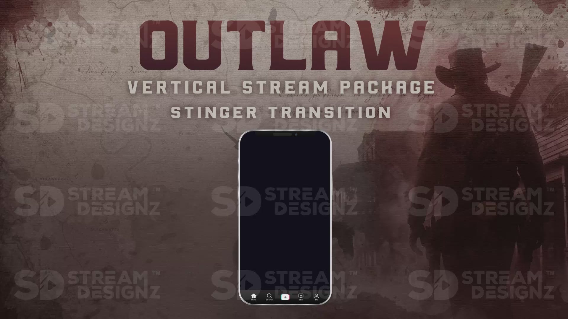 vertical stream overlay package stinger transition outlaw stream designz