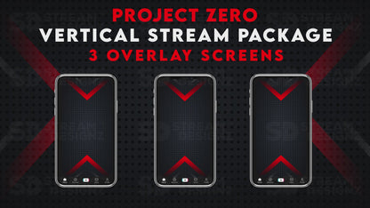 vertical stream overlay package 3 overlay screens project zero stream designz