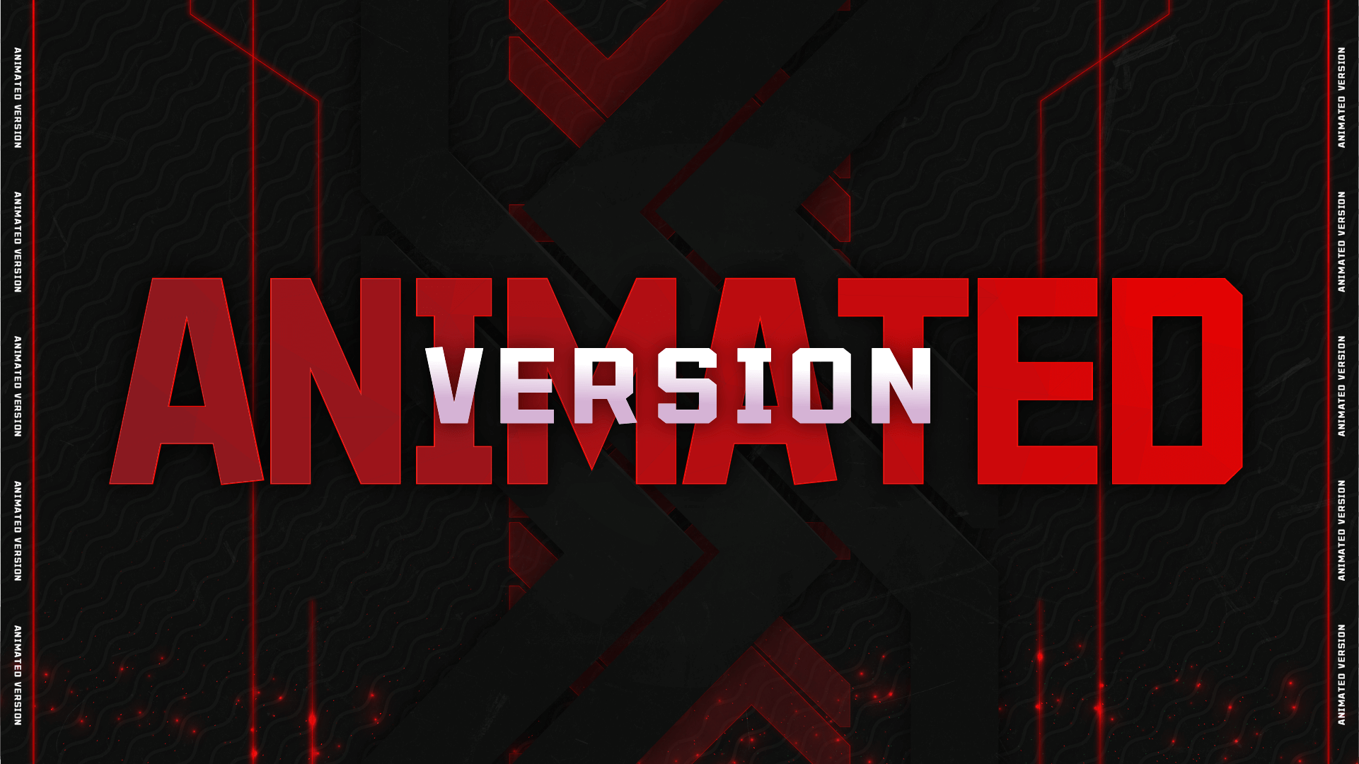 animated stream overlay package promo video code red stream designz