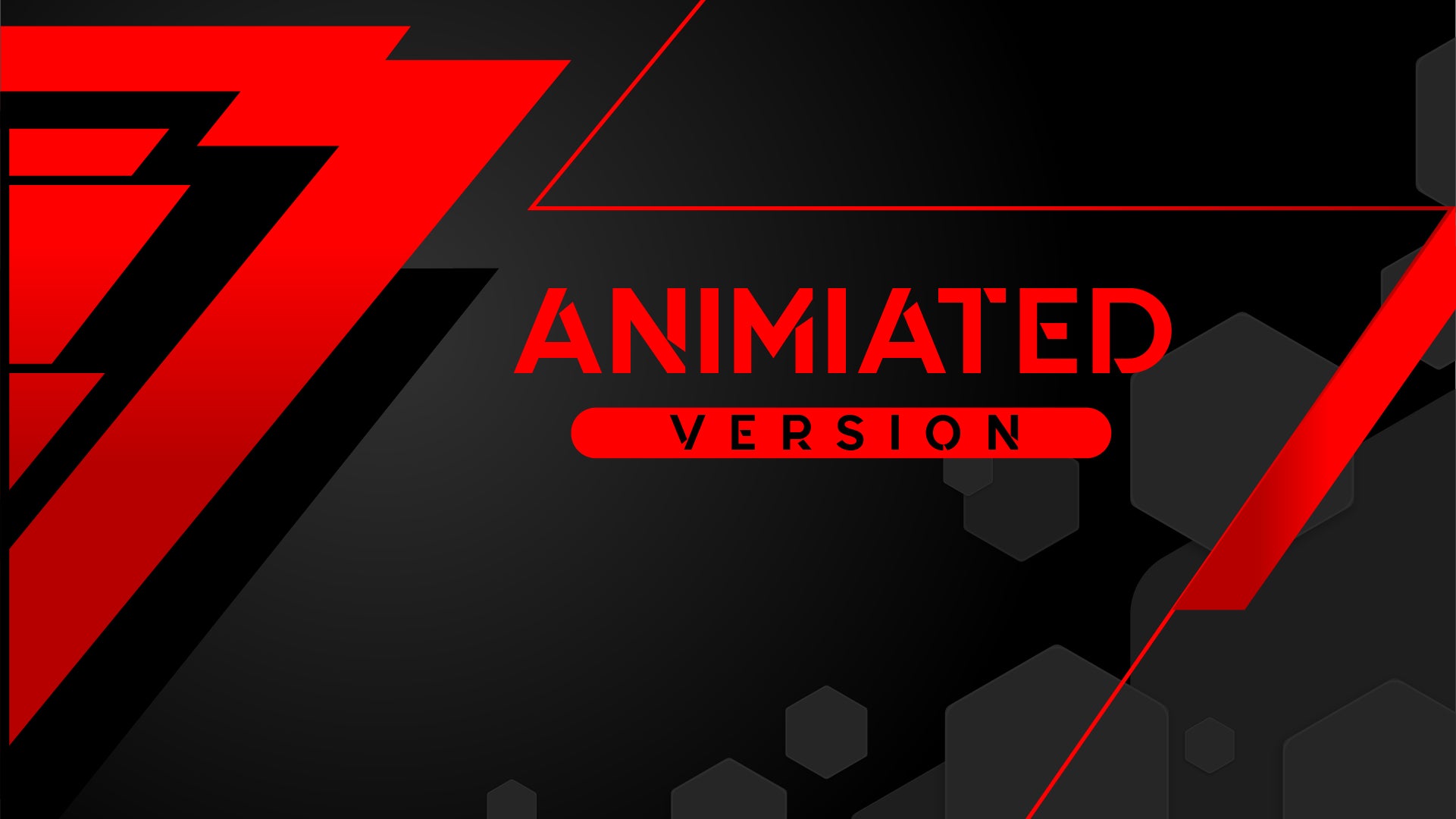 animated stream overlay package rouge promo video stream designz