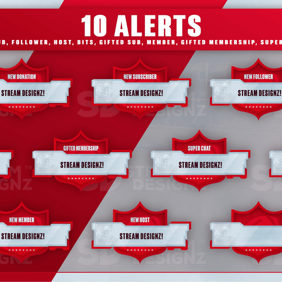 the ultimate stream package 10 alerts preview video blitz stream designz