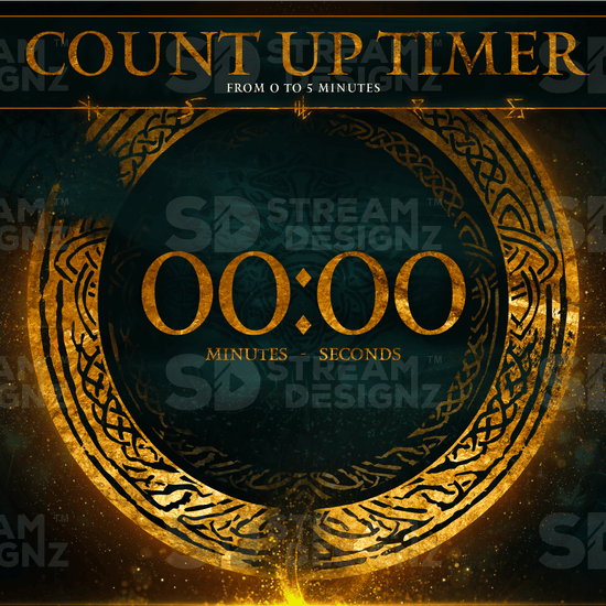 the ultimate stream package 5 minute count up timer preview video eldenlord stream designz