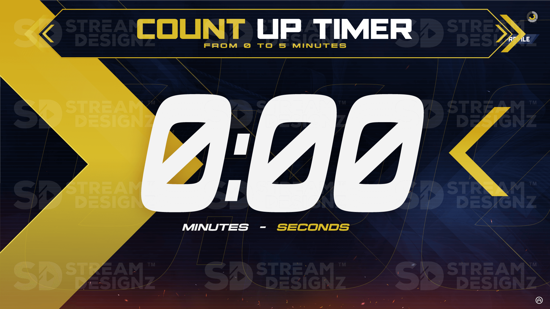 the ultimate stream package 5 minute count up timer preview video defiance stream designz