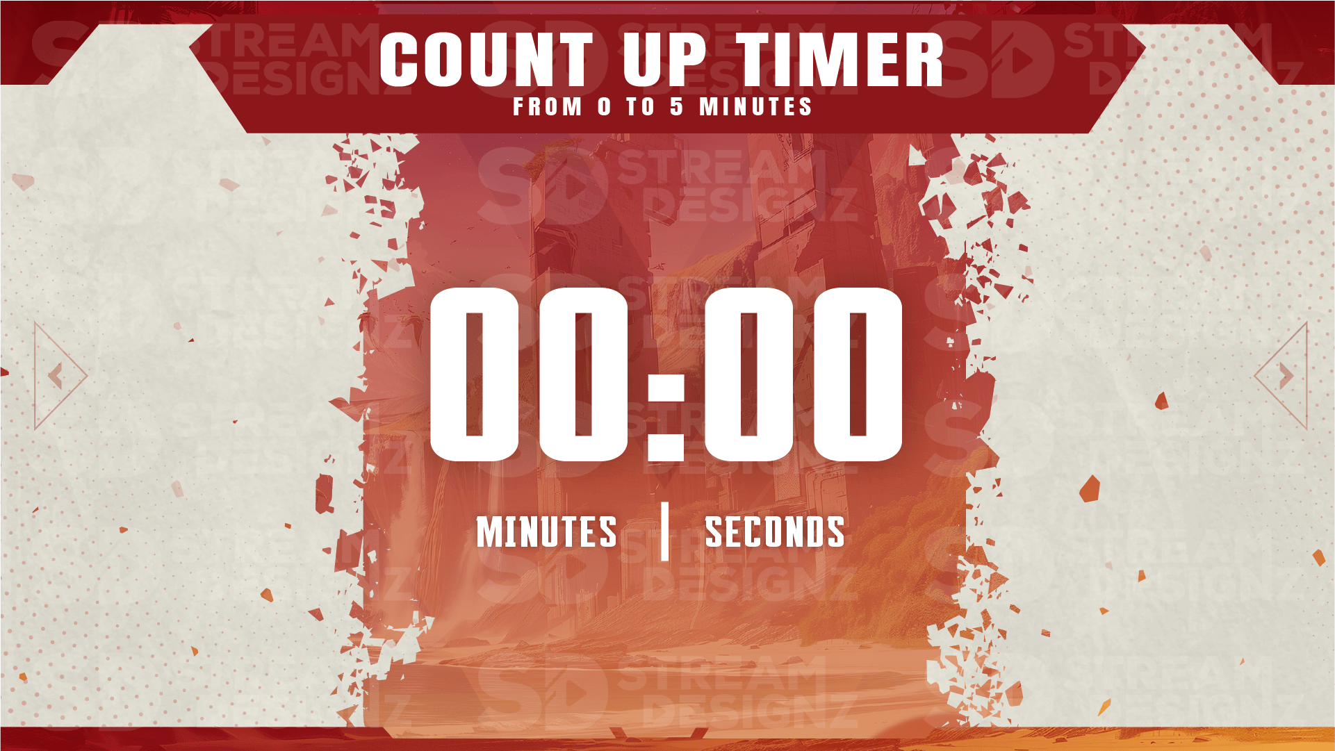 5 minute count up timer preview video legends stream designz