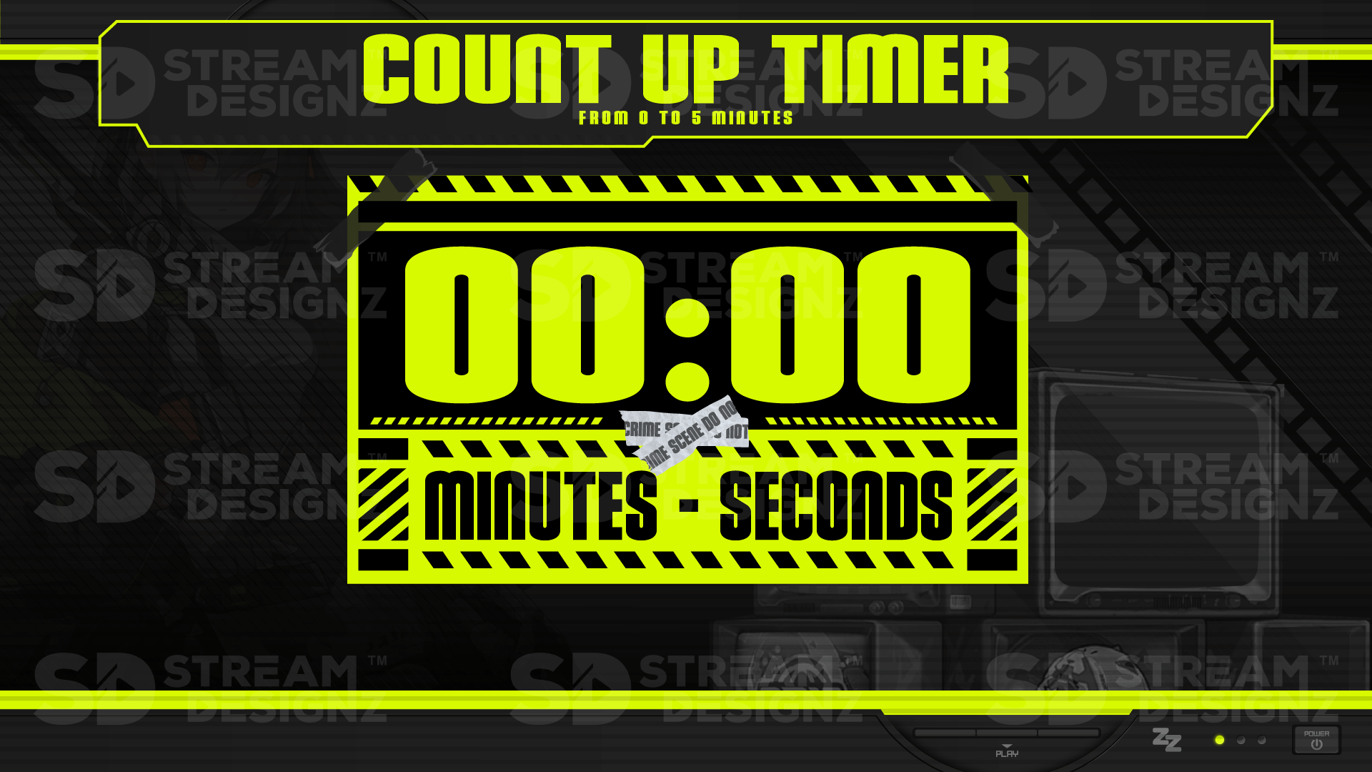 5 minute count up timer preview video zen zone stream designz