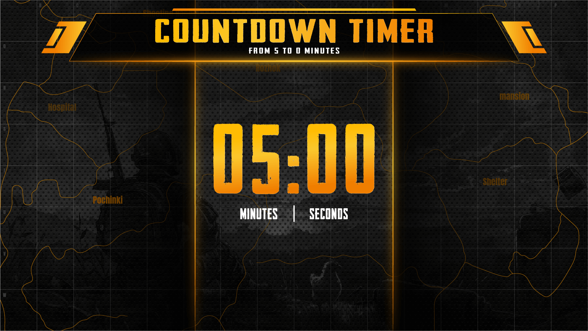 Ultimate stream package 5 minute countdown timer battleground stream designz