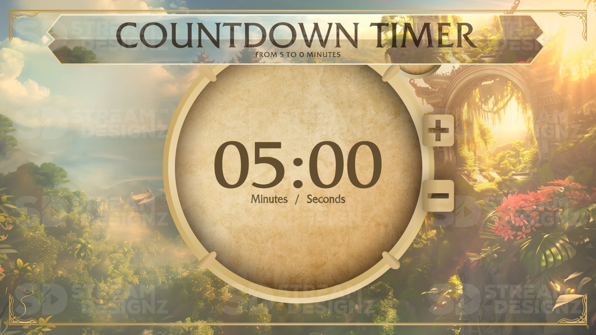 5 minute countdown timer preview video odyssey stream designz