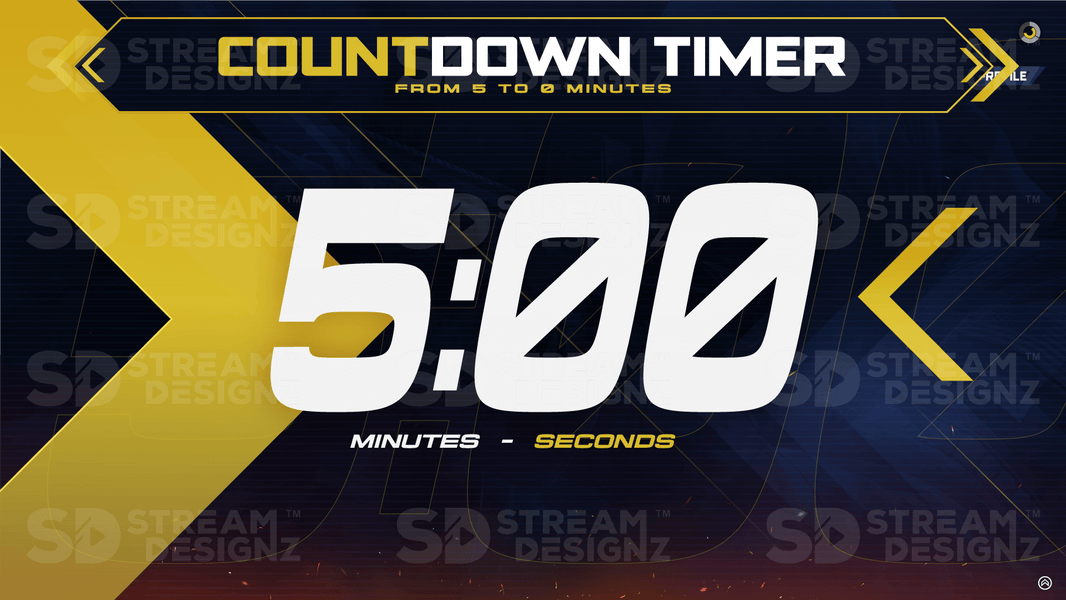 the ultimate stream package 5 minute countdown timer preview video defiance stream designz