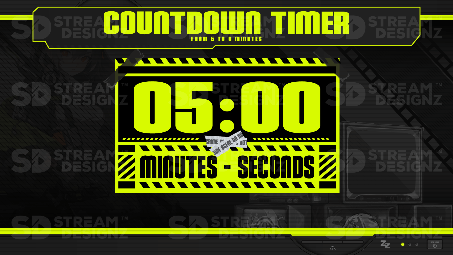 5 minute countdown timer preview video zen zone stream designz