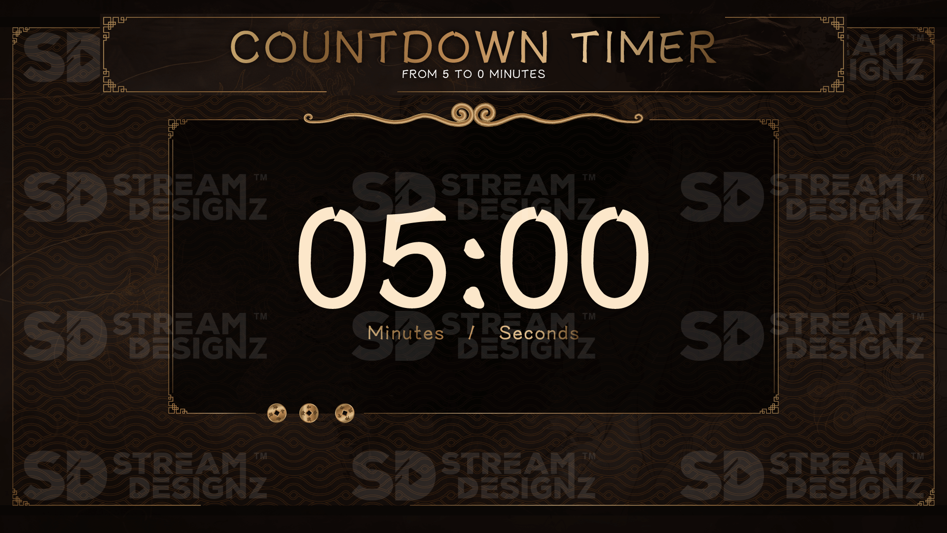 5 minute countdown timer preview video eternal stream designz