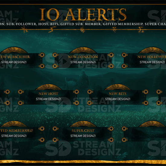 the ultimate stream package 10 alerts preview video eldenlord stream designz