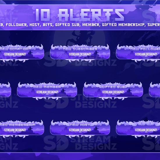 the ultimate stream package alerts preview video luffy stream designz