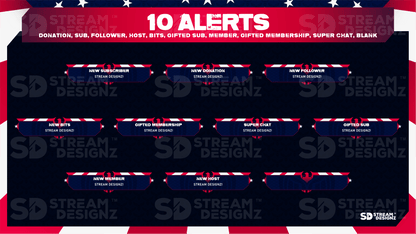 the ultimate stream package 10 alerts preview video skylander stream designz