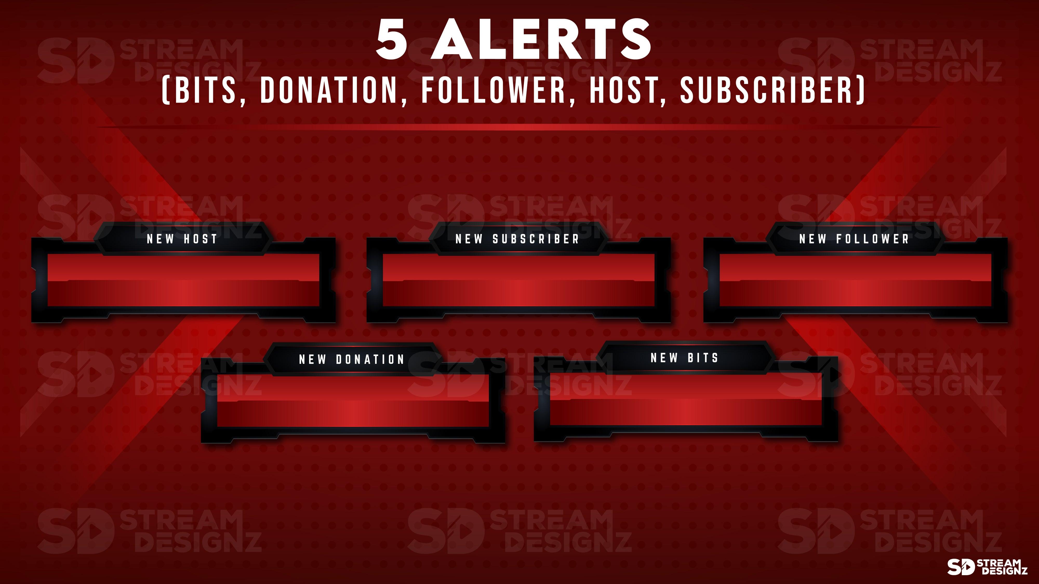 ultimate stream bundle project zero 5 alerts stream designz