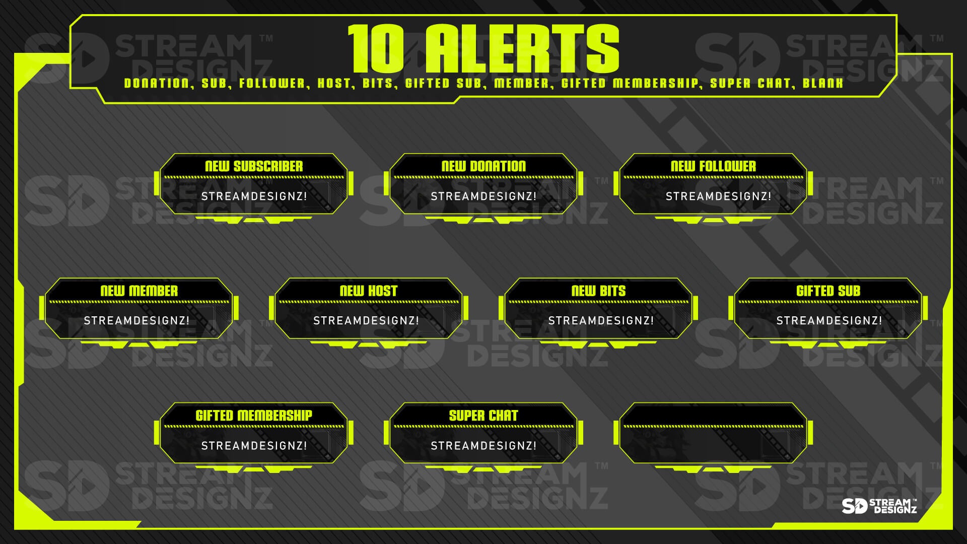 the ultimate stream package 10 alerts preview video zen zone stream designz