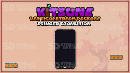 vertical stream overlay package stinger transition kitsune stream designz