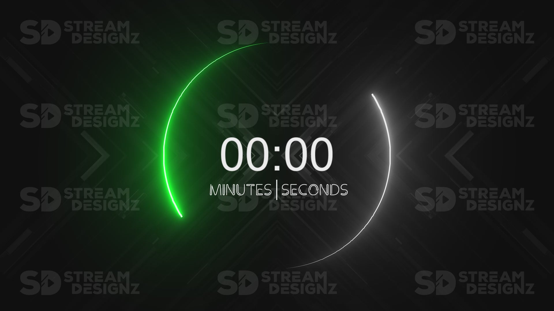 5 minute count up timer vortex preview video stream designz