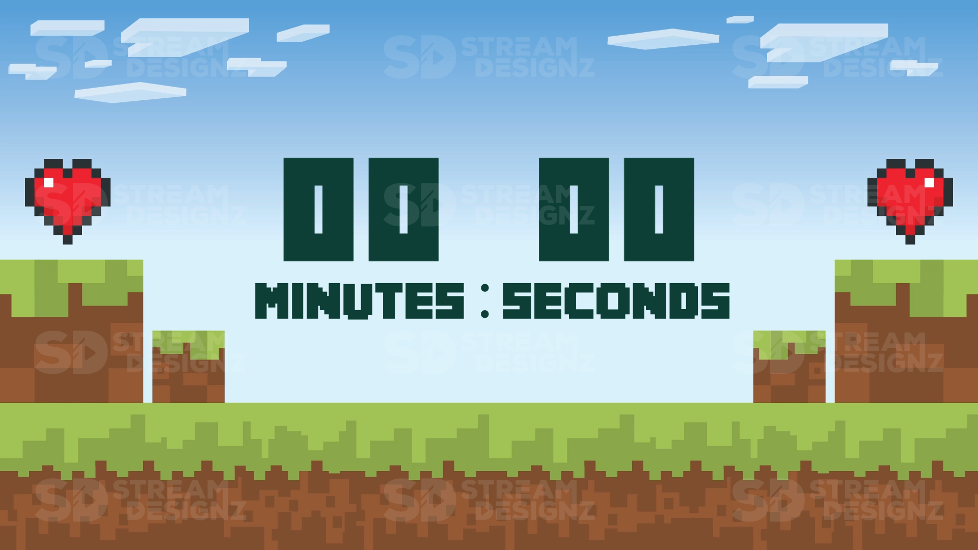 5 minute count up timer preview video steve stream designz