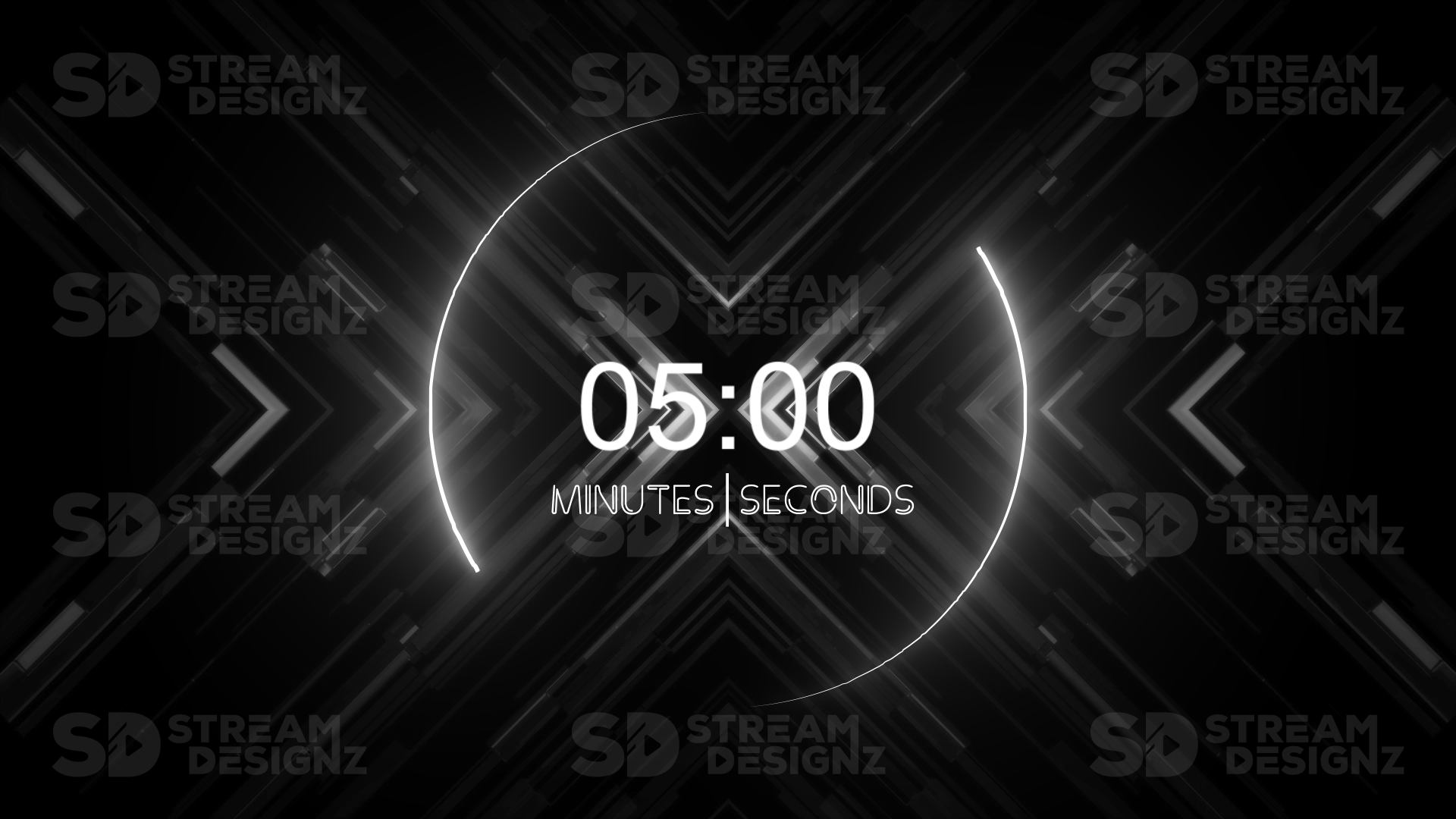 5 minute countdown timer shadow thumbnail stream designz