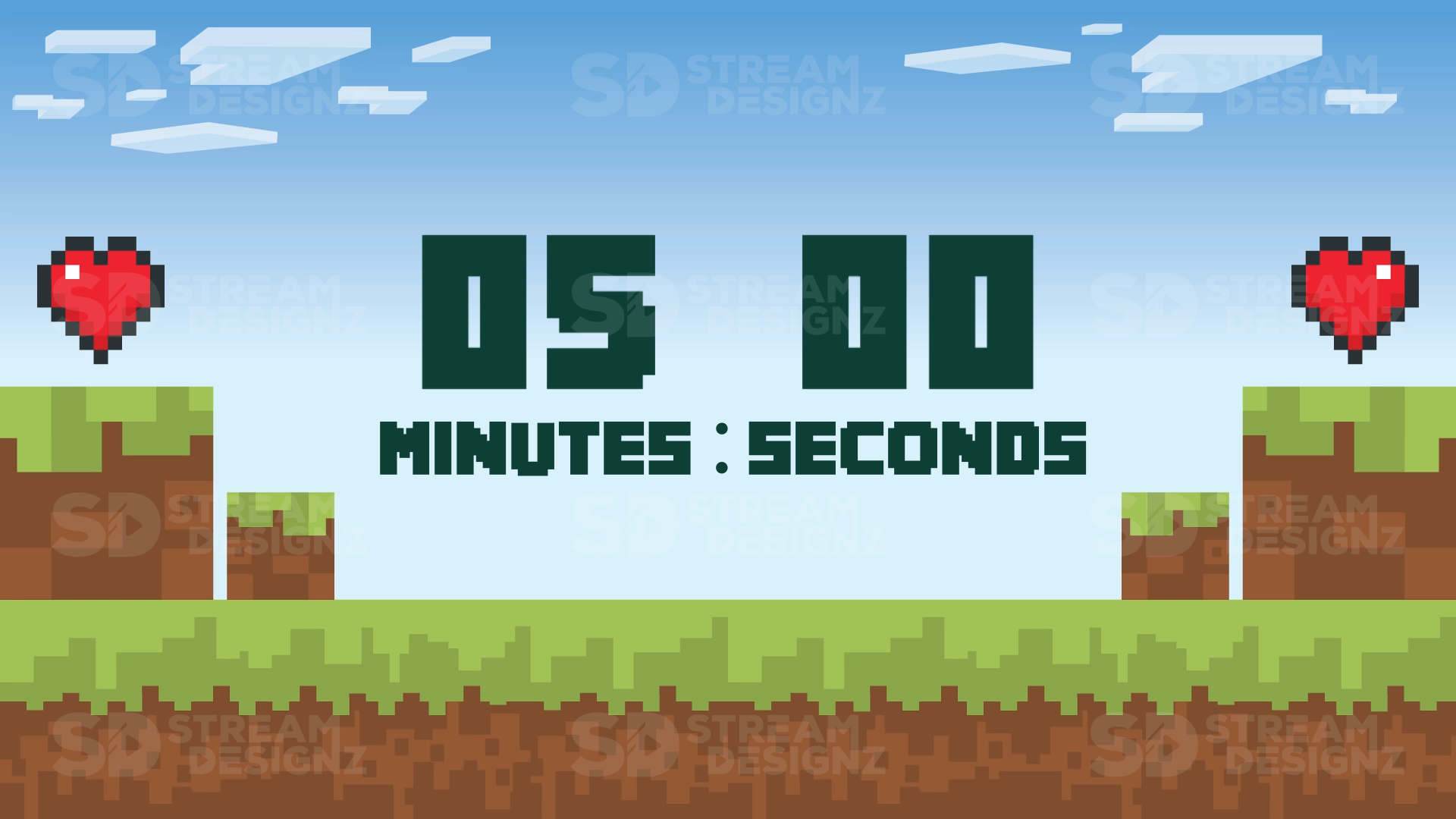 5 minute countdown timer preview video steve stream designz