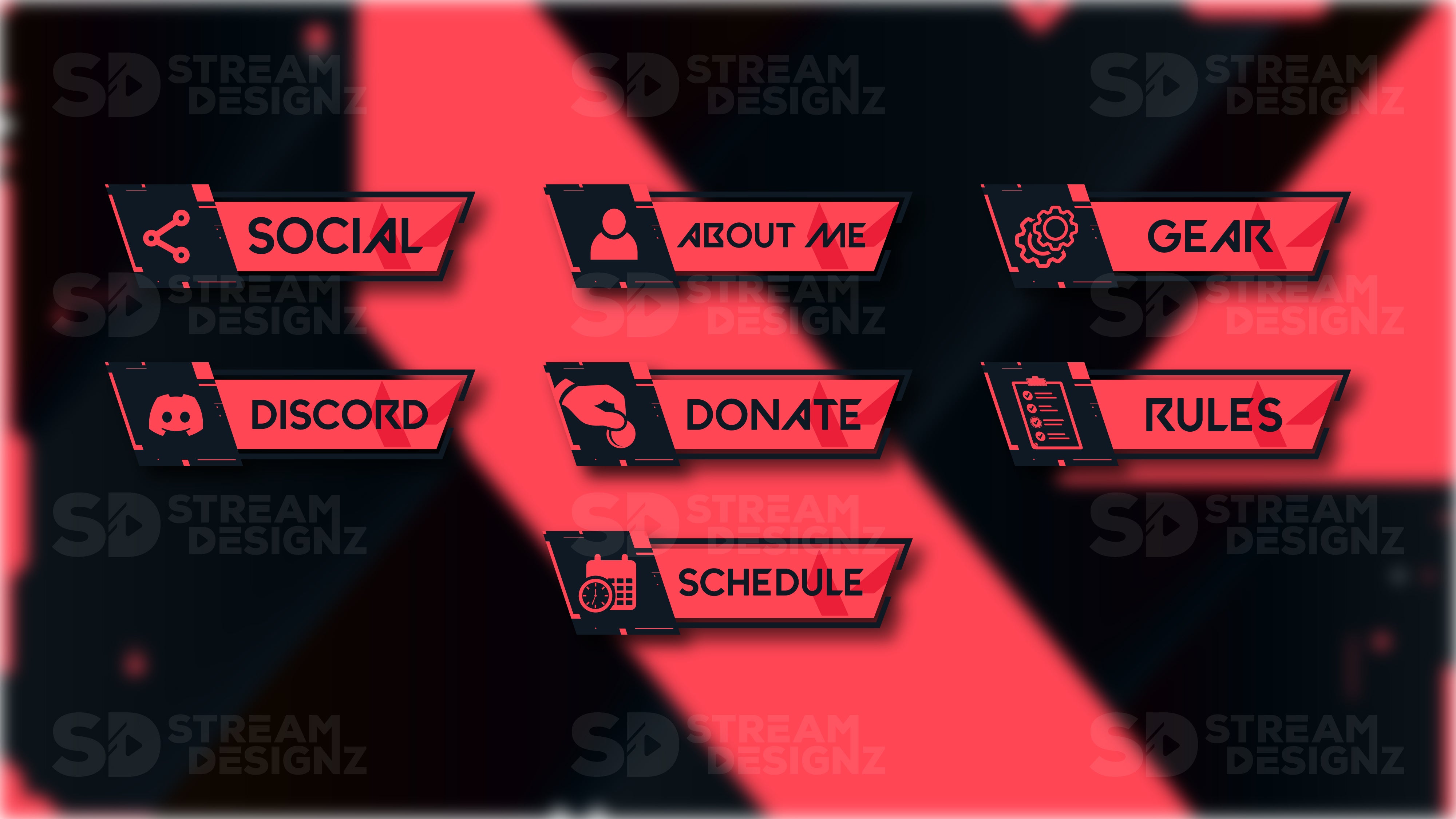 Twitch panels ace preview image stream designz