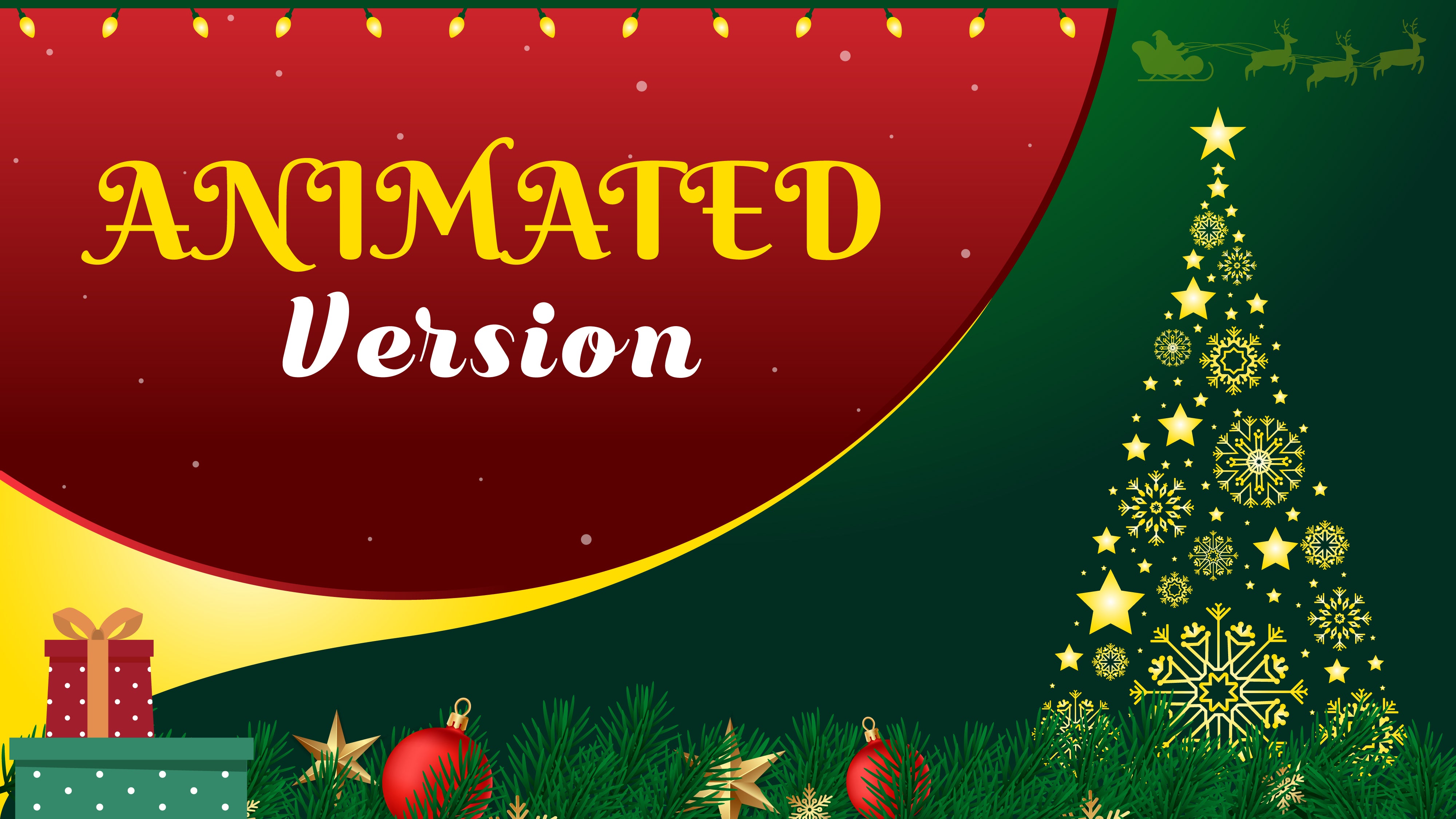 animated stream overlay package merry christmas promo video stream designz