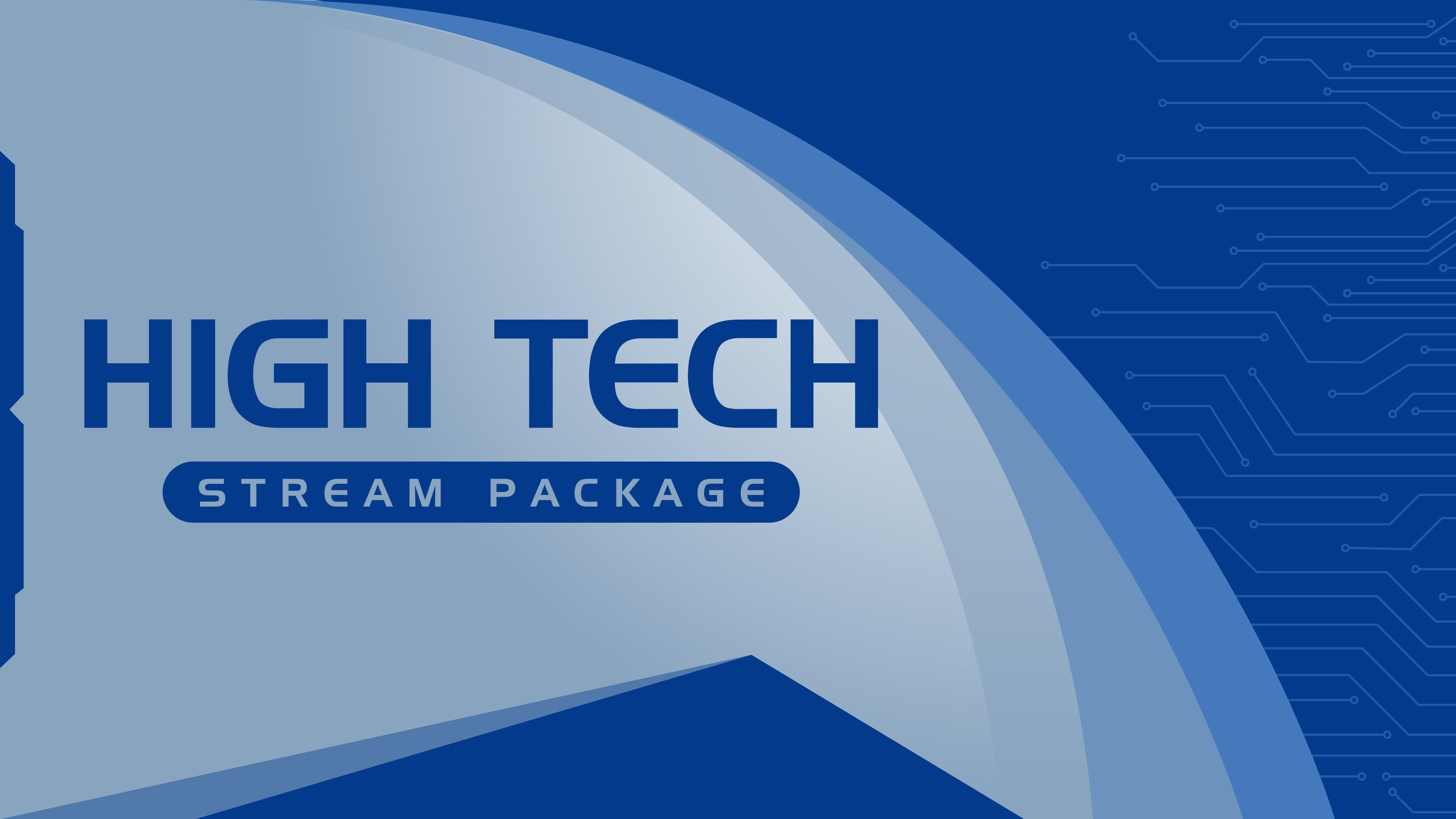 static stream overlay package thumbnail high tech stream designz