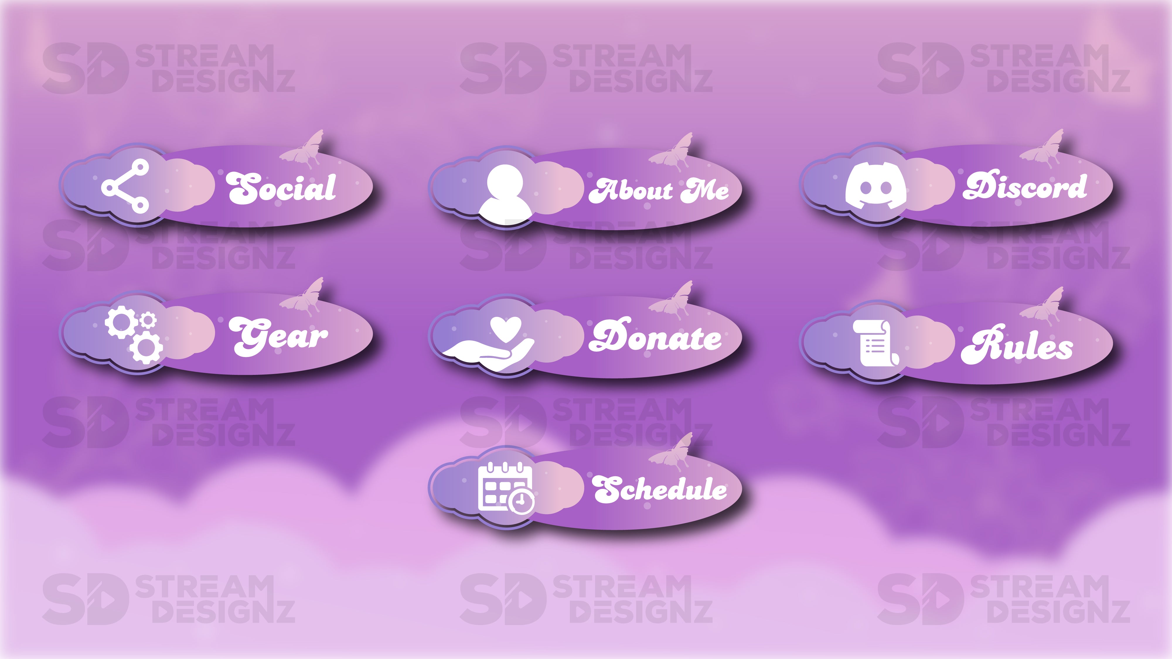 Twitch panels monarch feature image stream designz