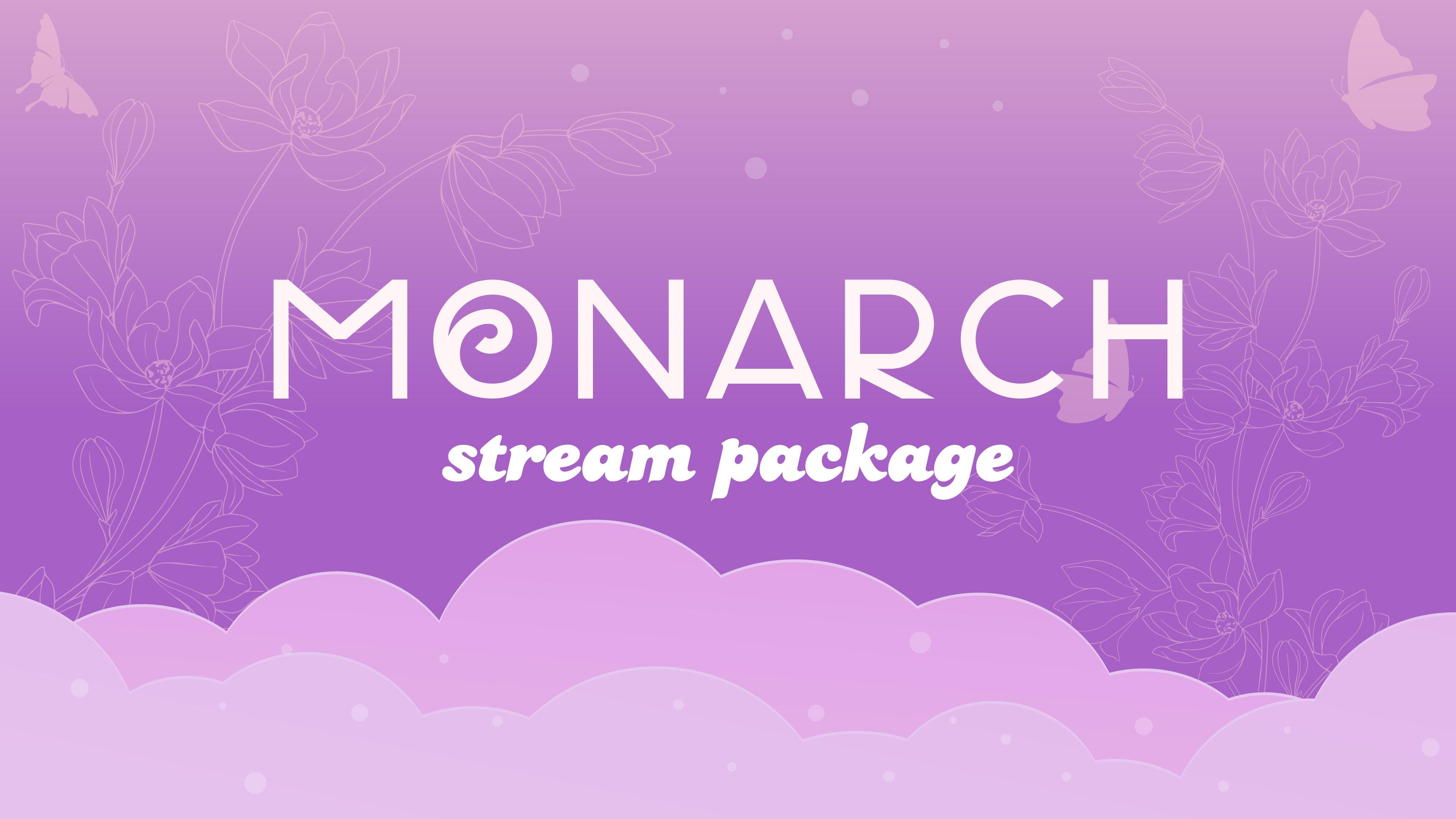 stream overlay package thumbnail monarch stream designz