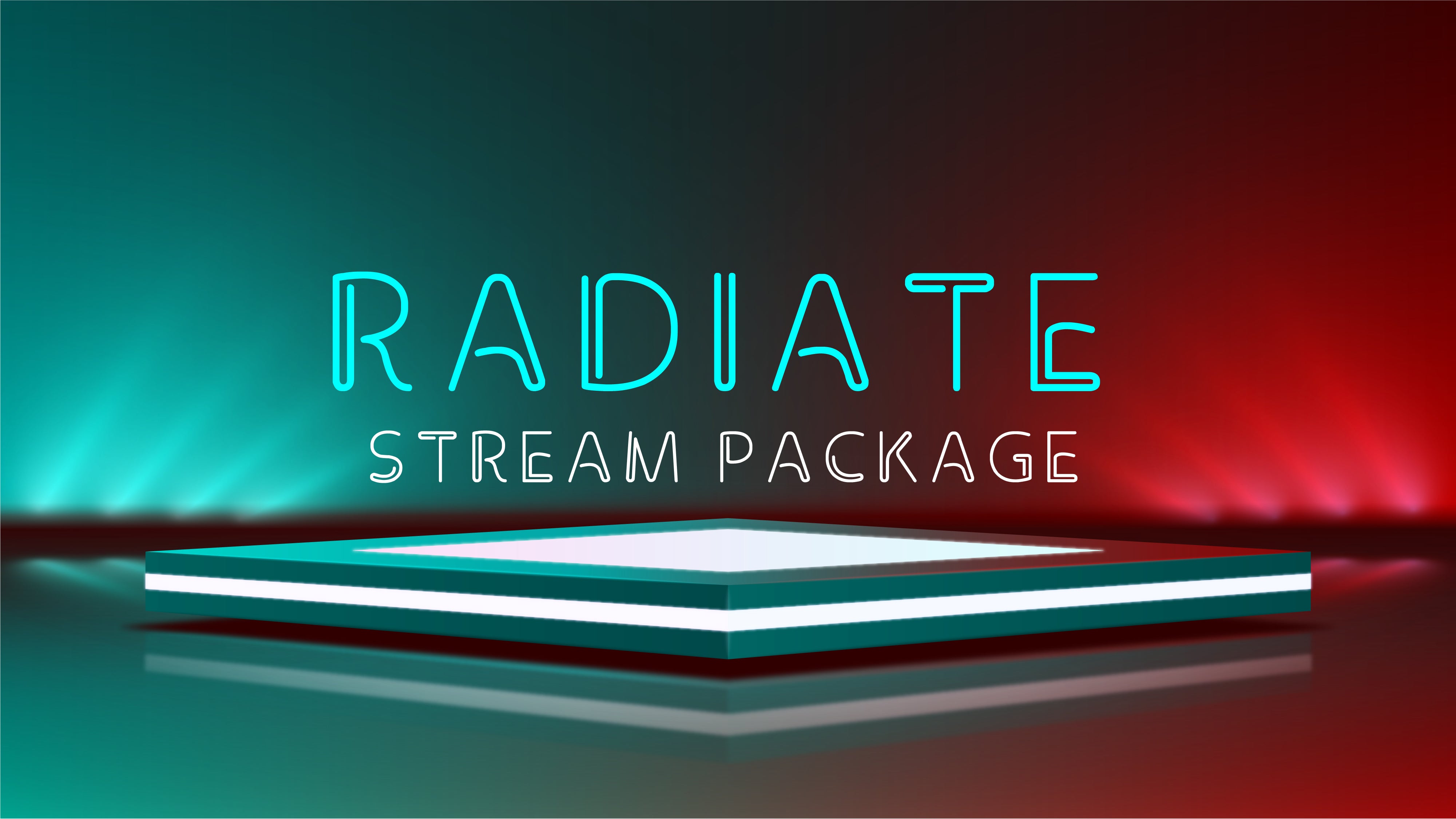 animated stream overlay package radiate thumbnail stream designz