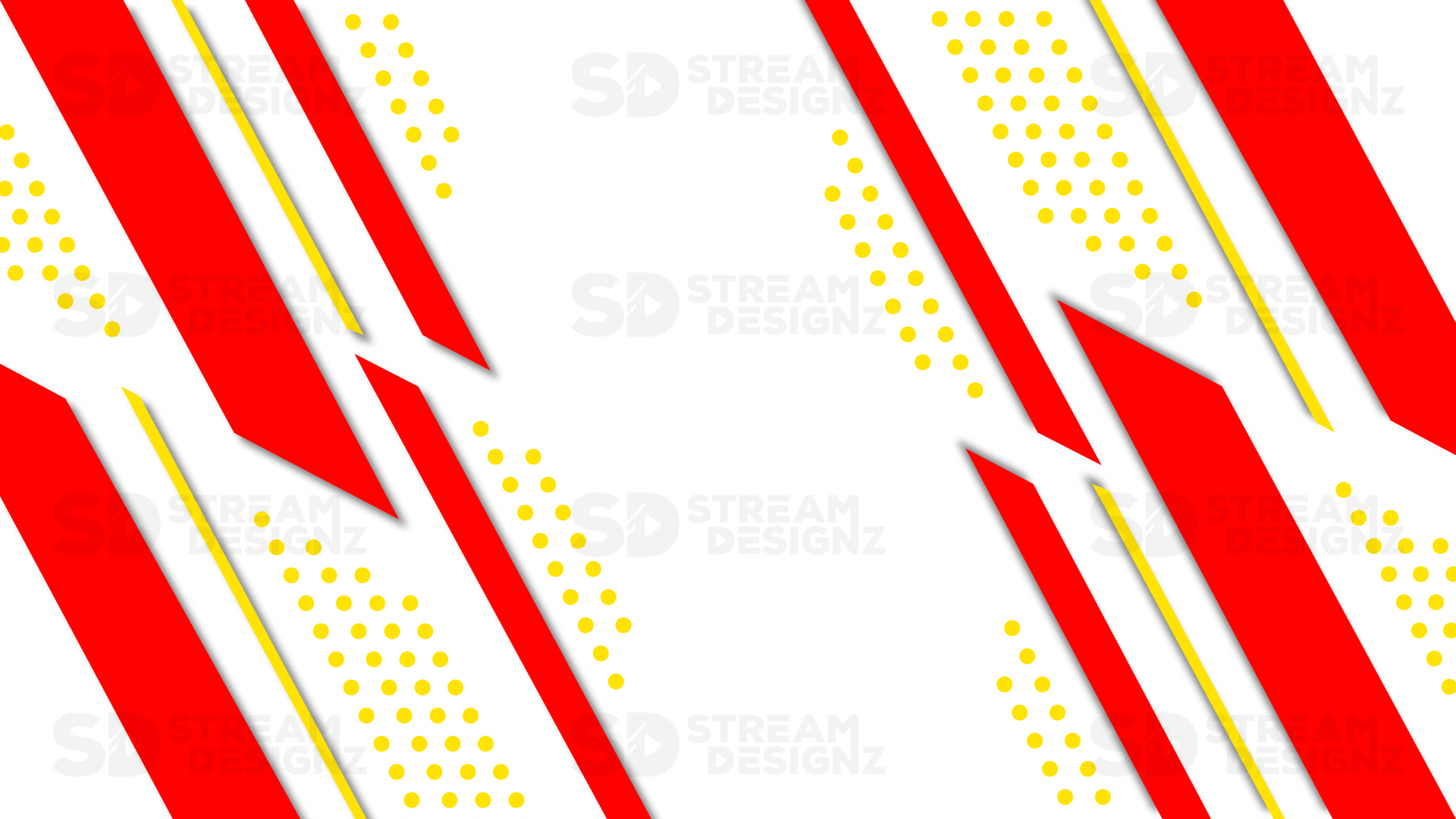 stinger transition sleek yellow and red thumbnail stream designz