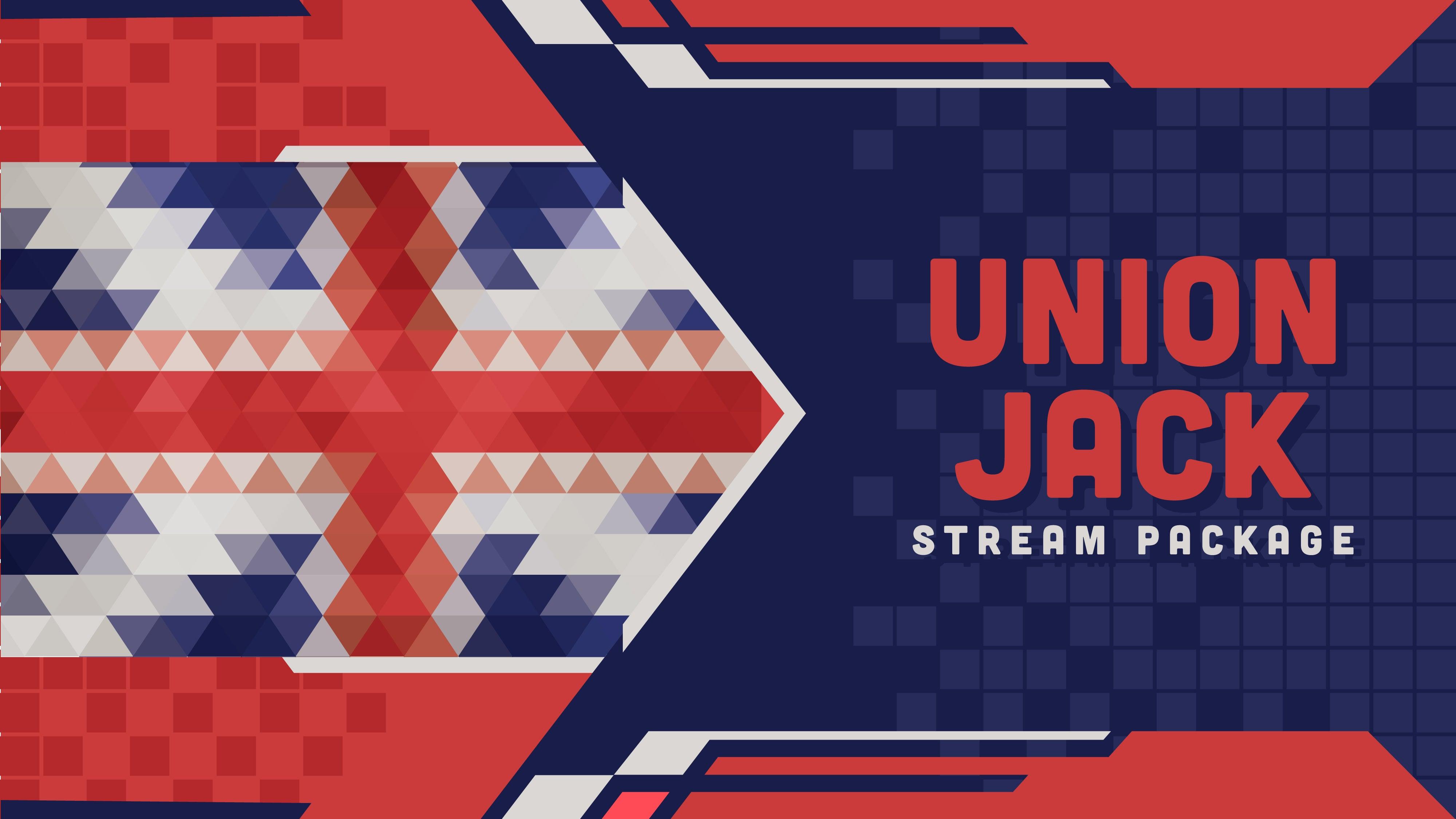 stream overlay package thumbnail union jack stream designz